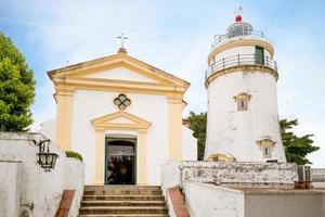 farol da guia faro orientale di macao in cina foto