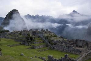 machu picchu un santuario storico peruviano nel 1981 e un sito del patrimonio mondiale dell'unesco nel 1983 foto