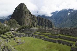 machu picchu un santuario storico peruviano nel 1981 e un sito del patrimonio mondiale dell'unesco nel 1983 foto