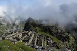 machu picchu un santuario storico peruviano nel 1981 e un sito del patrimonio mondiale dell'unesco nel 1983 foto