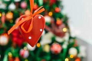 Natale caramelle nel il tazza. dolci e caramelle sfondo foto