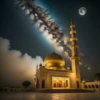 eid al adha foto moschea e Luna