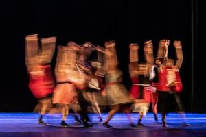 il movimento astratto della danza foto