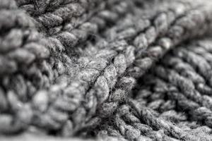 panno di lana grigio fatto a mano foto