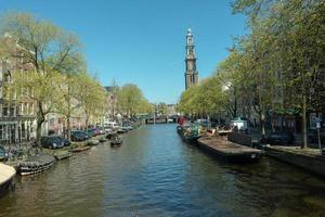 Paesi Bassi, Amsterdam, 2016 - vista dei canali di Amsterdam foto