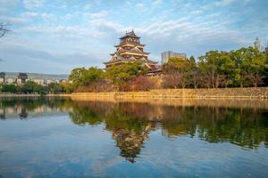 castello di hiroshima aka castello di carpe a hiroshima in giappone foto