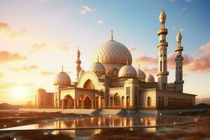 moderno architettura di islamico moschea foto