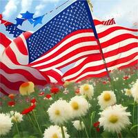 contento indipendenza giorno, Stati Uniti d'America. 4 ° luglio contento indipendenza giorno. festeggiare indipendenza giorno nel il Stati Uniti d'America foto