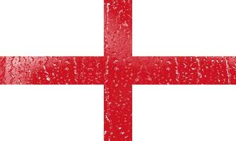 3d bandiera di Inghilterra su un' bicchiere foto
