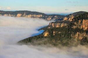 blu montagne, nuovo Sud Galles, Australia foto