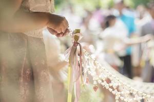 decorazione di matrimonio tailandese foto