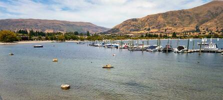 wanaka marina nel nuovo Zelanda foto