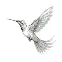 esotico bellissimo colibrì ai generato foto