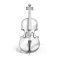 musica violoncello ai generato foto