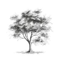 natura albero ai generato foto