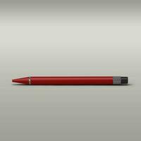 rosso penna per scrittore isolato su grigio sfondo. foto