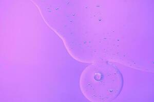 trasparente liquido gel bolle sfondo foto