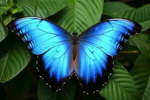 affascinante farfalla fotografia creato con generativo ai tecnologia. foto