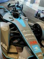 Giacarta, Indonesia, giugno 25 2022. jakarta internazionale expo giusto nel bahasa pekan raya jakarta o prj. formula e velocità macchina. foto