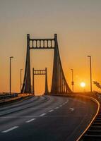 krefeld uerdingen ponte, nord Reno vestfalia, Germania foto