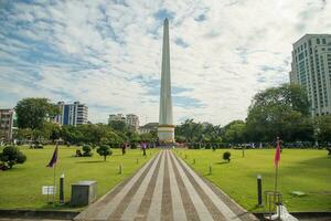 yangon, Myanmar - dicembre 16 2016 - indipendenza monumento nel maha bandoola giardino di Yangon comune, Myanmar foto