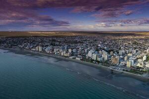 puerto madryn città, Ingresso portale per il penisola valdes naturale Riserva, mondo eredità luogo, patagonia, argentina. foto