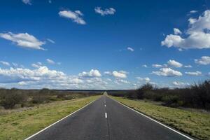 itinerario nel il pampa pianura, patagonia, argentina foto