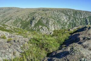 quebrada del condorito nazionale parco paesaggio, cordova Provincia, argentina foto