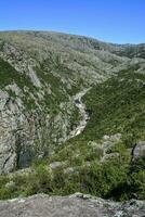 quebrada del condorito nazionale parco paesaggio, cordova Provincia, argentina foto