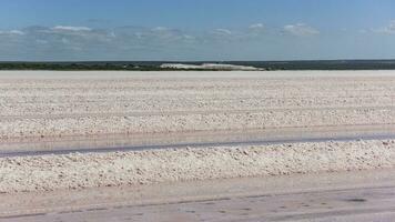 salato laguna preparato per estratto crudo sale, estrazione industria nel argentina foto