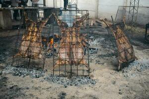 agnello allo spiedo foto