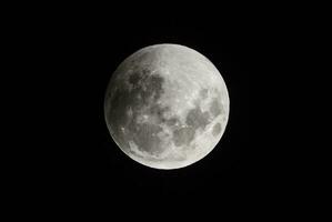 sangue Luna, eclisse visto da, la pampa, gennaio 21, 2019 argentina foto