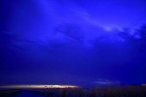 tempestoso cielo, Patagonia, Argentina foto