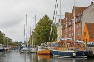 Vista sul lungomare di Copenaghen, Danimarca co foto