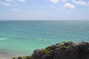 vista della spiaggia esotica foto