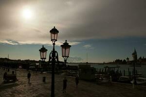 Venezia, un' ammaliante città nel Italia, pieno di storia e medievale architettura. foto