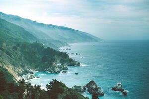 panoramico California Pacifico costa foto