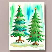 Vintage ▾ Natale albero con i regali concetto foto