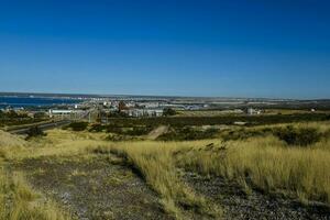 puerto madryn città, Ingresso portale per il penisola valdes naturale Riserva, mondo eredità luogo, patagonia, argentina. foto