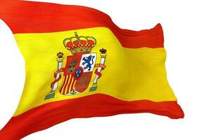 spagnolo agitando bandiera foto