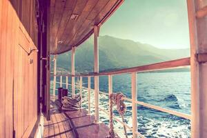 barca viaggio con panoramico Visualizza foto