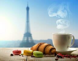 prima colazione nel Parigi foto