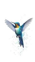 colibrì illustrazione - generativo ai foto