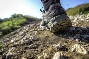 pista escursioni a piedi - generativo ai foto