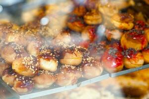 portoghese crema sbuffi nel un' forno foto