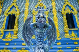 rong sua dieci tempio o blu tempio nel chiang rai Provincia, Tailandia foto