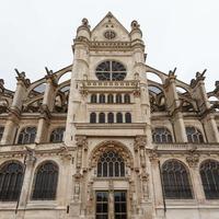 chiesa di sainteustache parigi francia foto