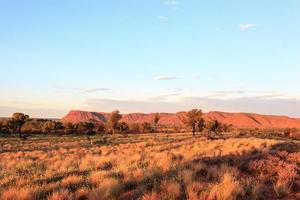 kings canyon al tramonto territorio del nord australia foto