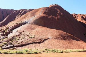 uluru territorio del nord australia foto