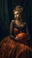 illustrazione di un' Halloween moda, ai generato foto